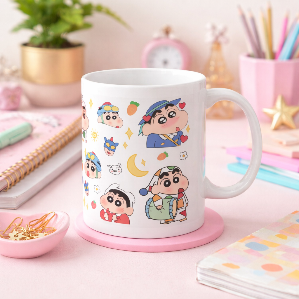 Shinchan Cute Moments Mug – Kawaii Edition