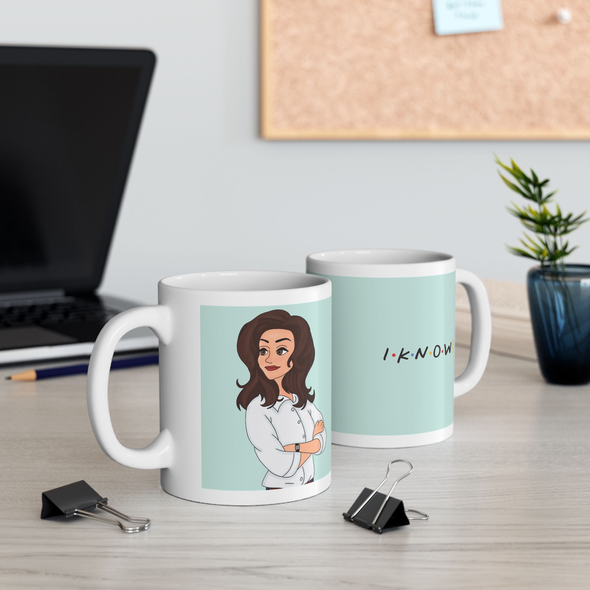 Monica Geller “I Know!” Mug
