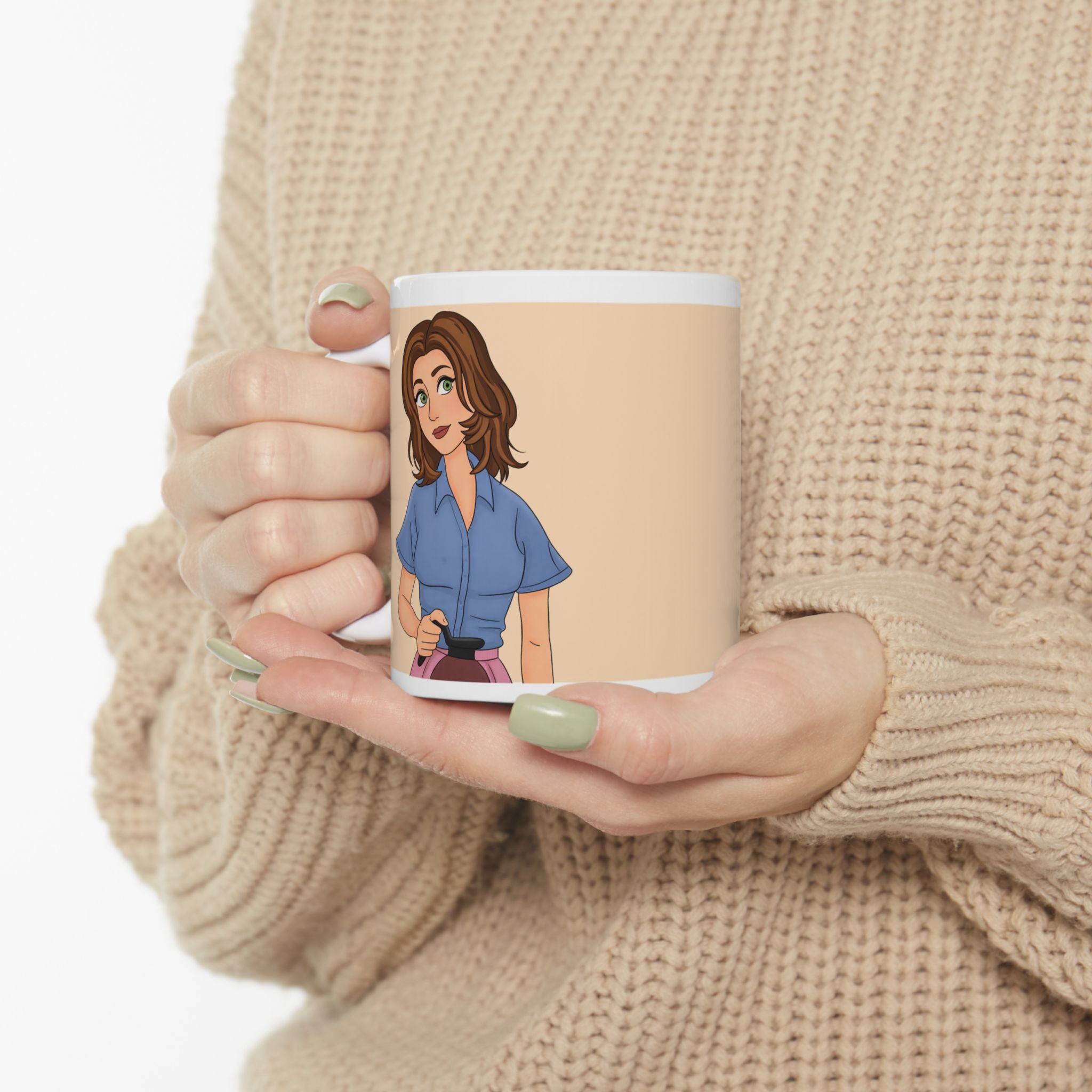 Rachel Green “No Uterus, No Opinion” Mug