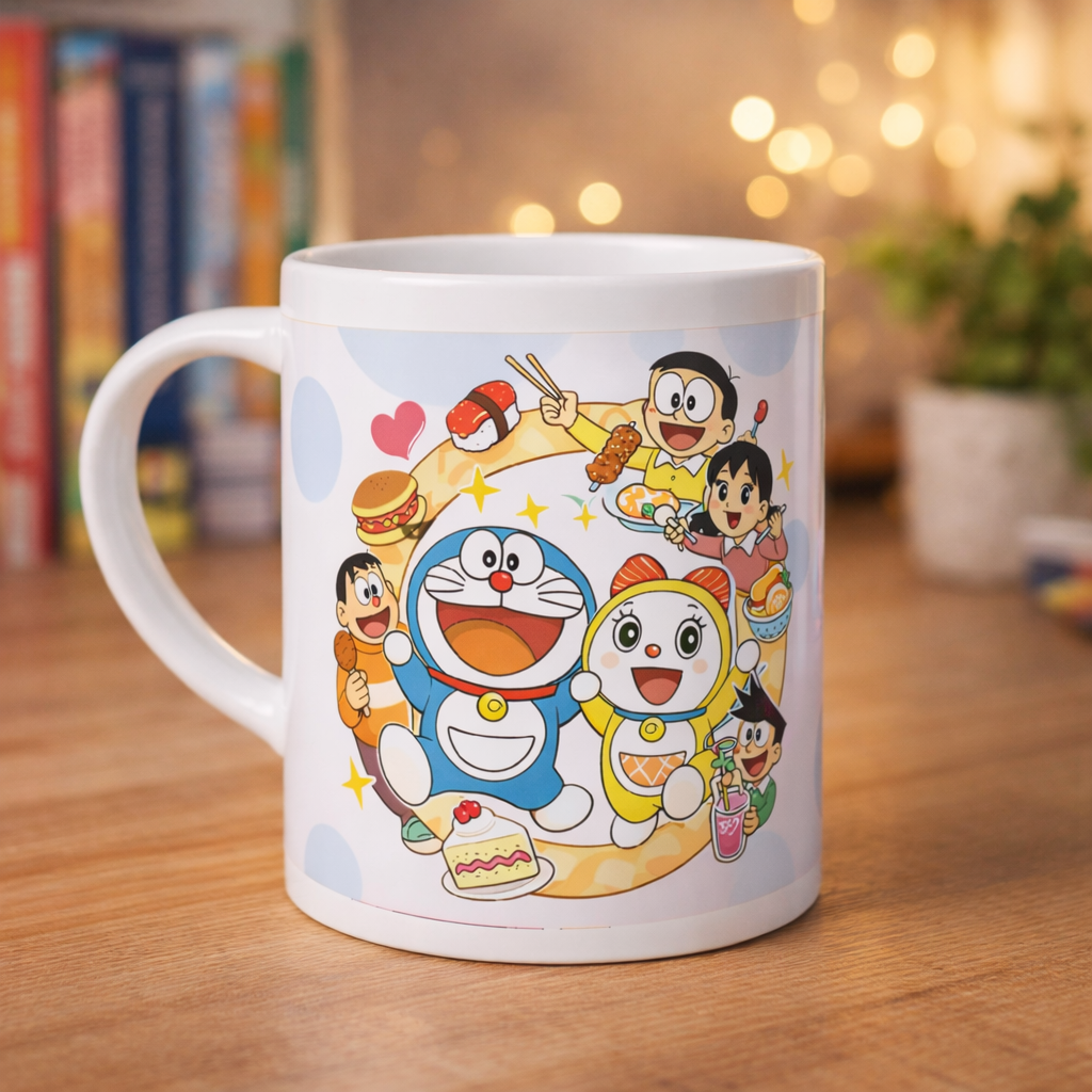 Doraemon Forever – 90s Kids Nostalgia Mug