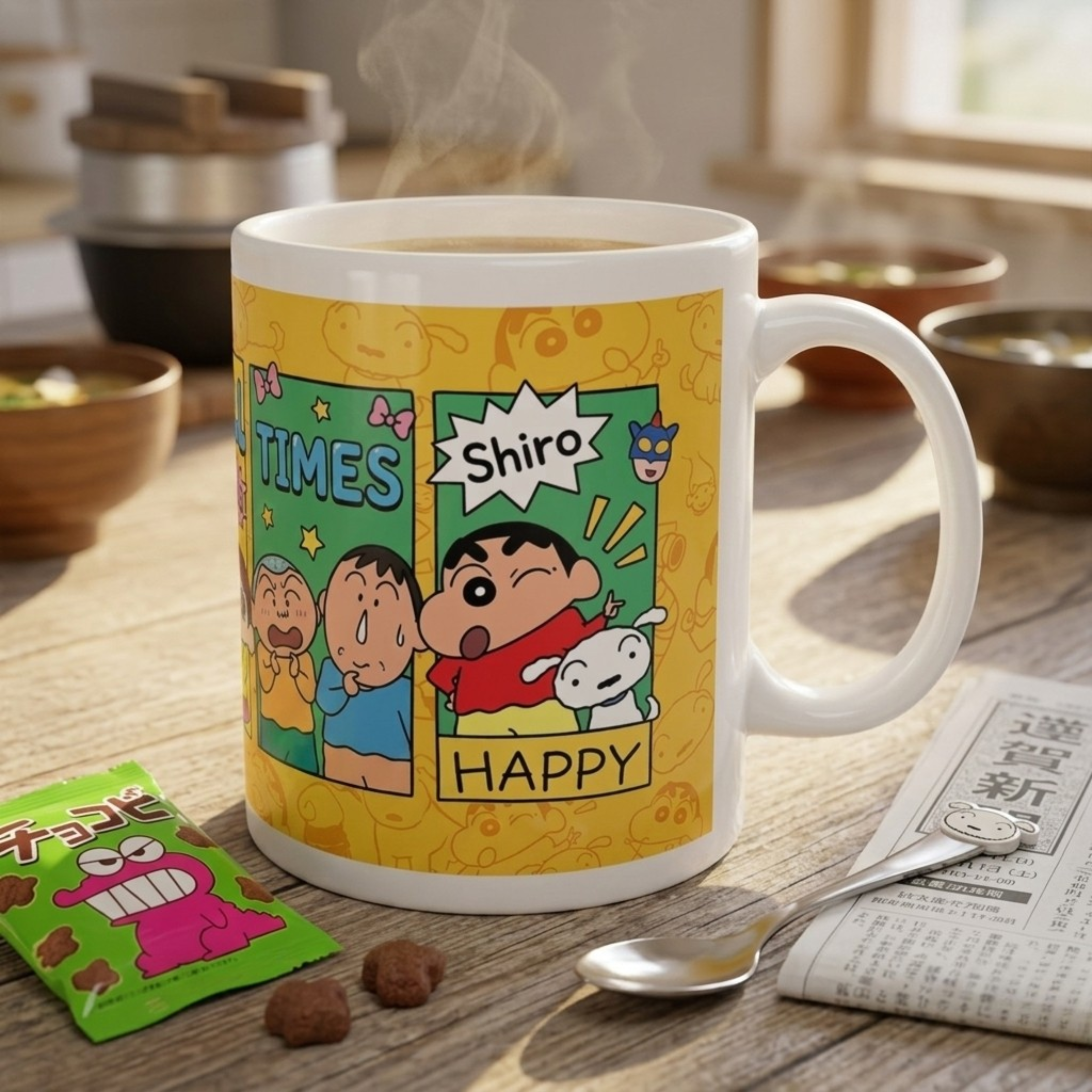 Shinchan Fun Squad Mug – Chill Times Edition