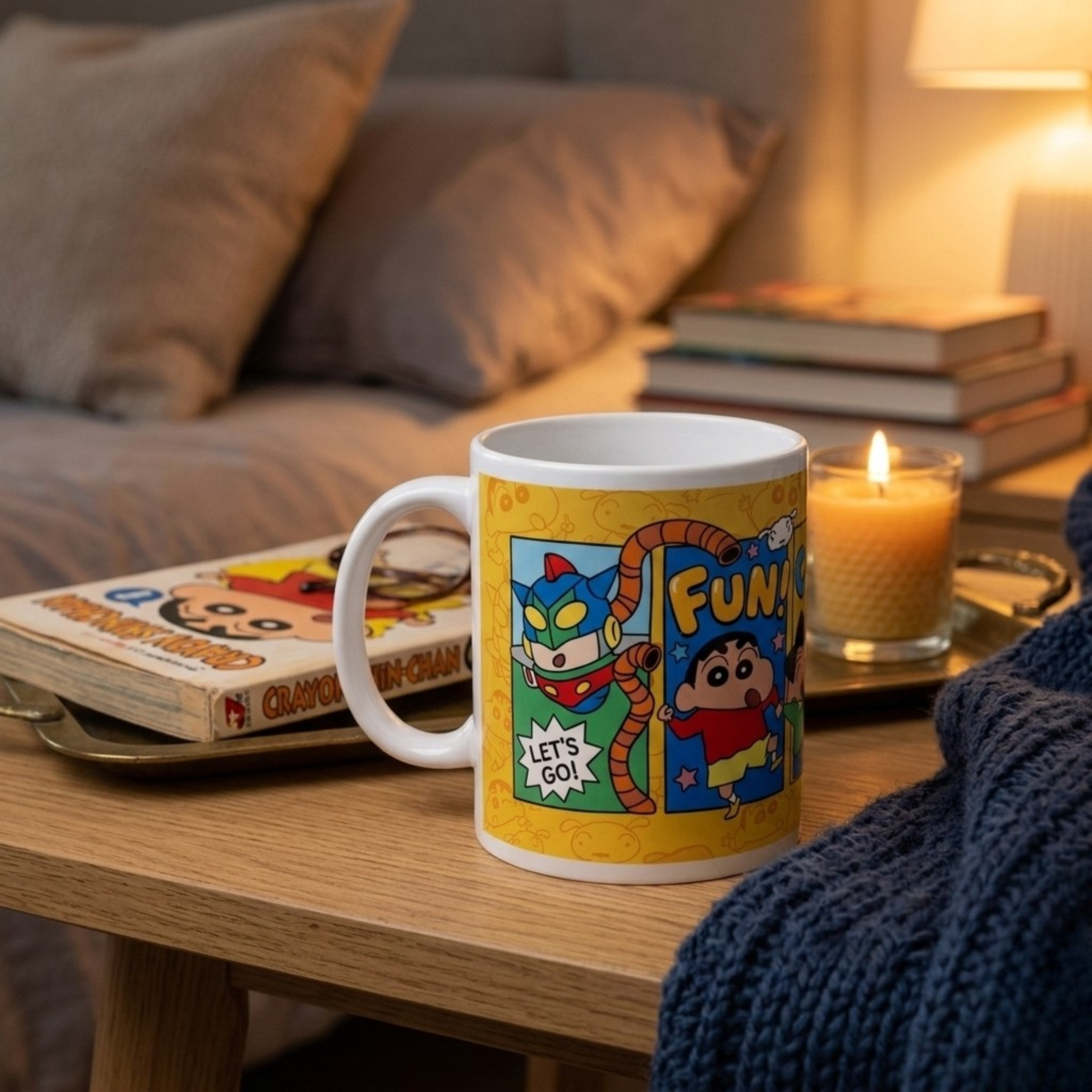 Shinchan Fun Squad Mug – Chill Times Edition