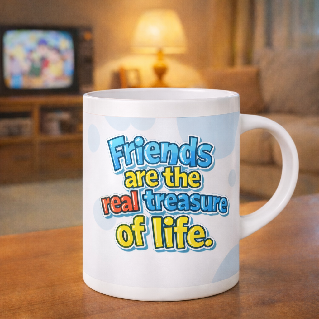 Doraemon Forever – 90s Kids Nostalgia Mug & Coaster Set