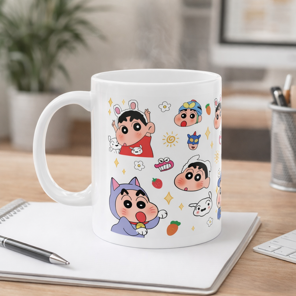 Shinchan Cute Moments Mug – Kawaii Edition
