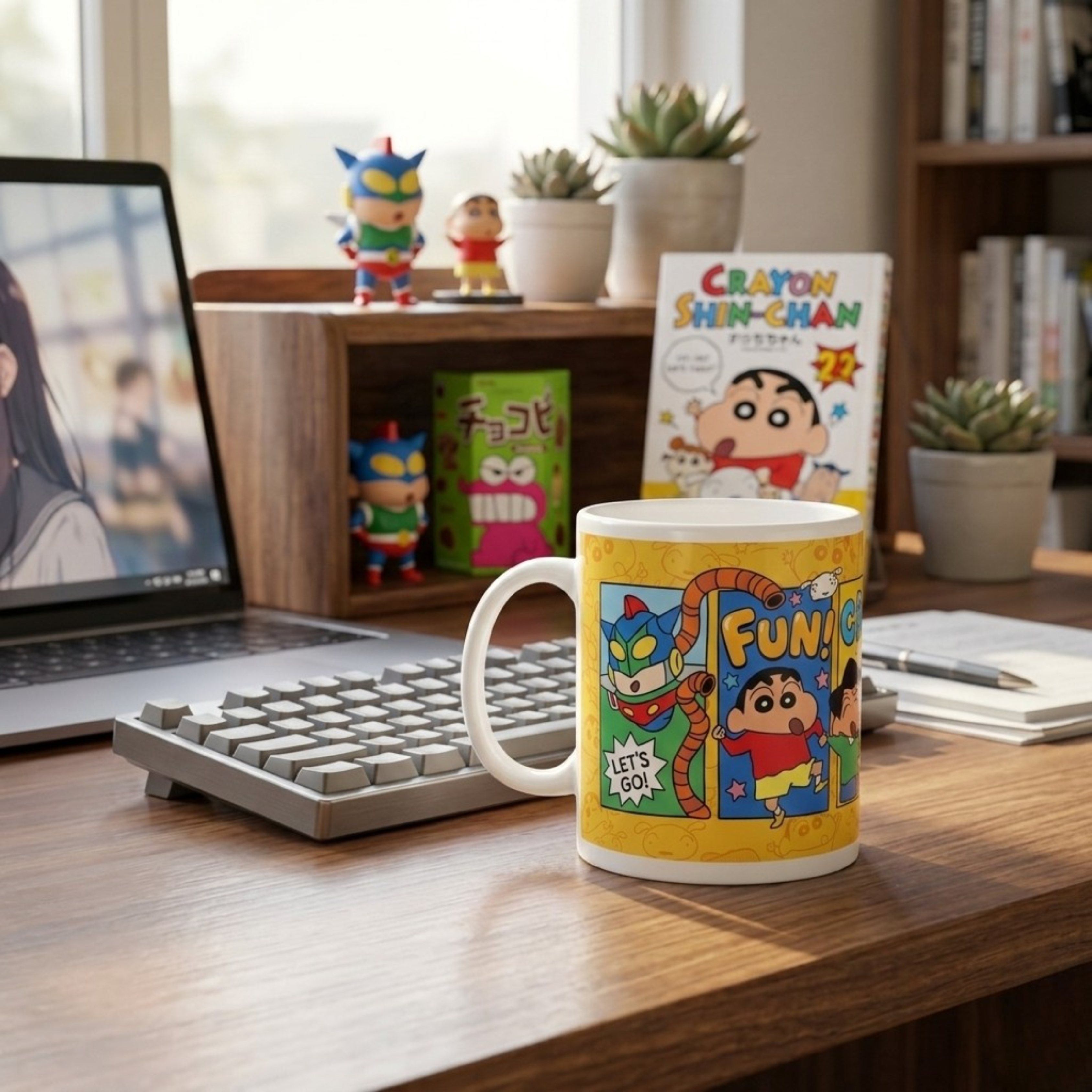 Shinchan Fun Squad Mug – Chill Times Edition