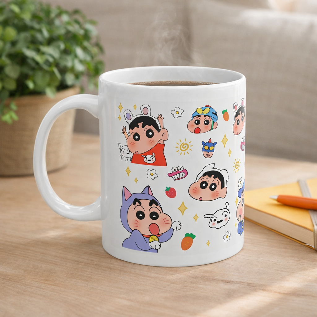 Shinchan Cute Moments Mug – Kawaii Edition