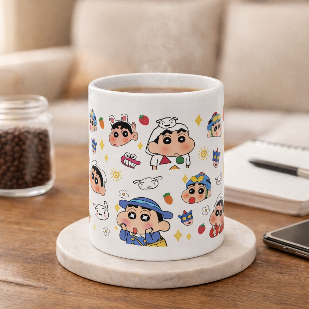 Shinchan Cute Moments Mug – Kawaii Edition