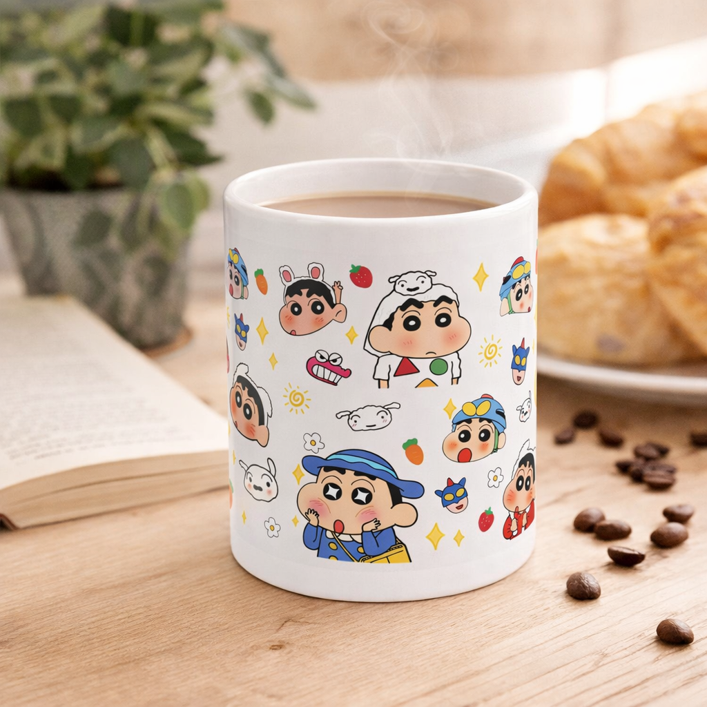 Shinchan Cute Moments Mug – Kawaii Edition