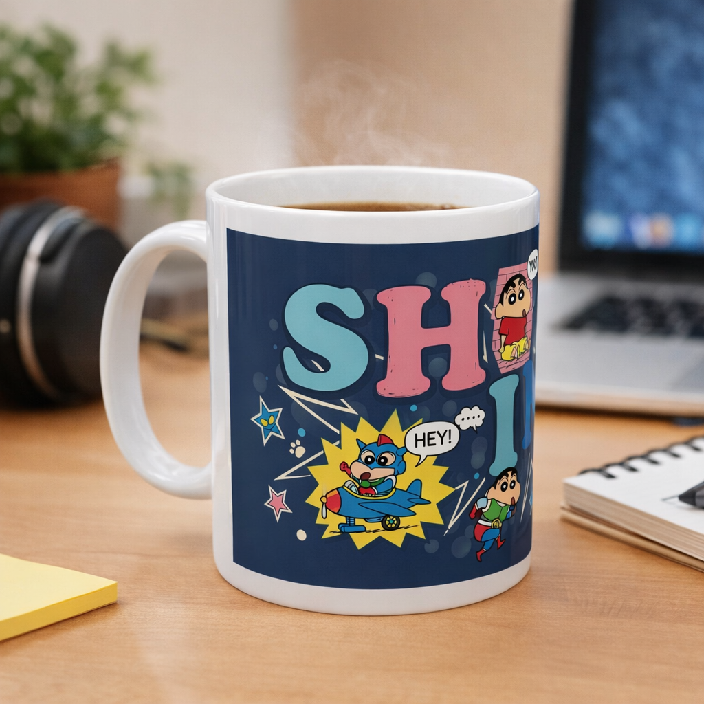 Shinchan Chaos Mug – Cute Mischief Edition