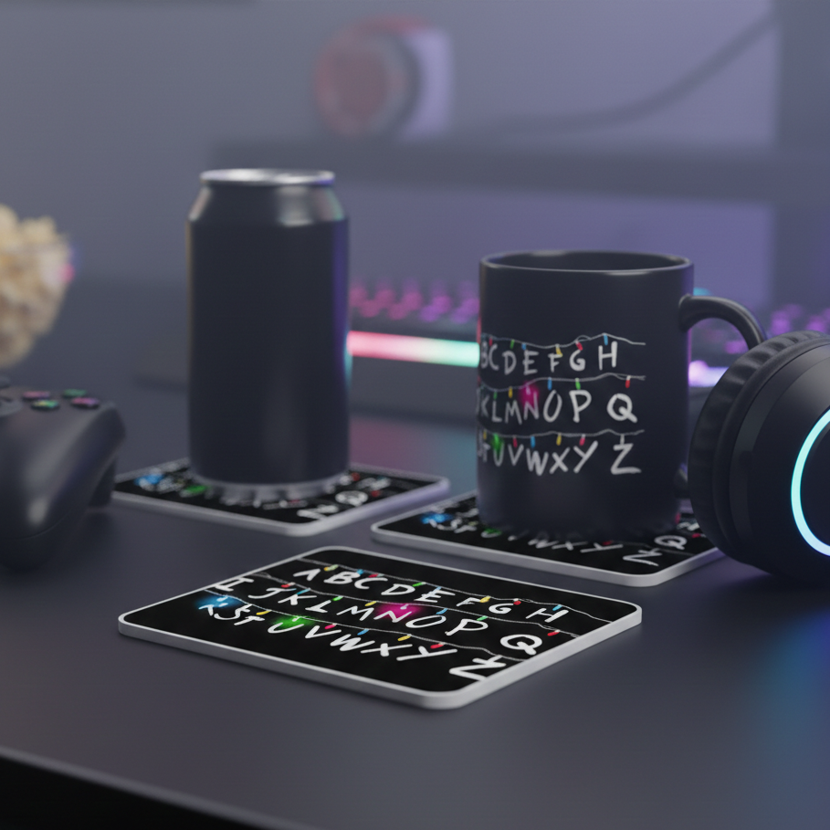 Alphabet Lights Coaster