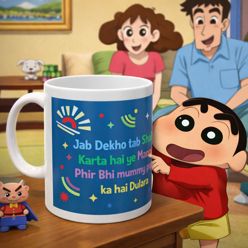 Shinchan Family Moments Mug – Nostalgia Edition