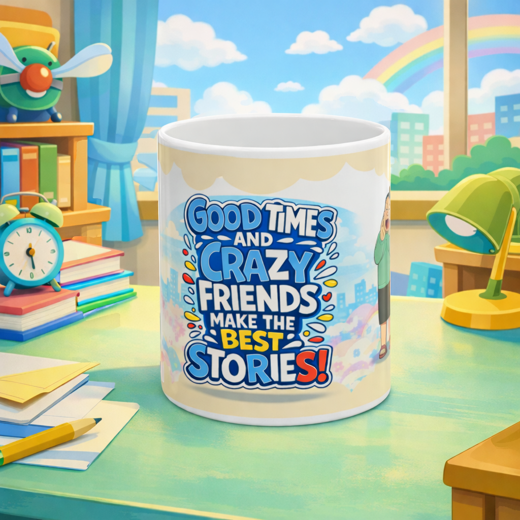 Good Times & Crazy Friends Mug