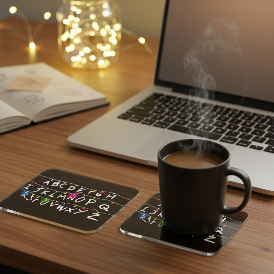 Alphabet Lights Coaster